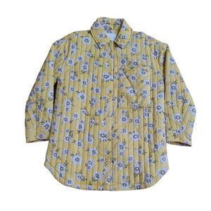 Avec Les Filles Sunflower Quilted Jacket Size M